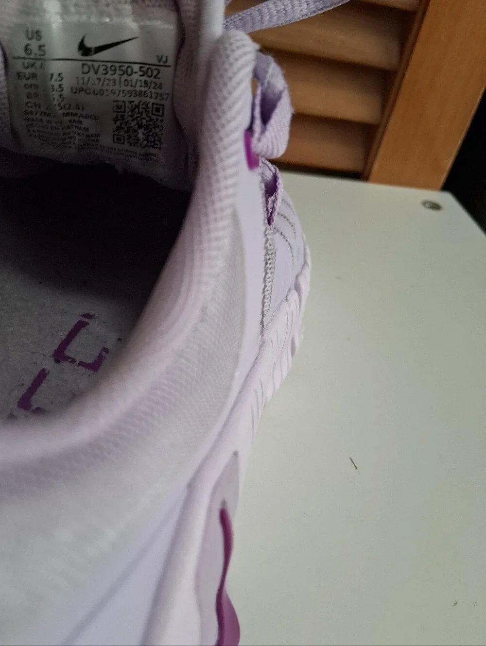 Nike Free Metcon 5 Lilac Bloom Vivid Purple Women's Sneaker * Size: 6.5